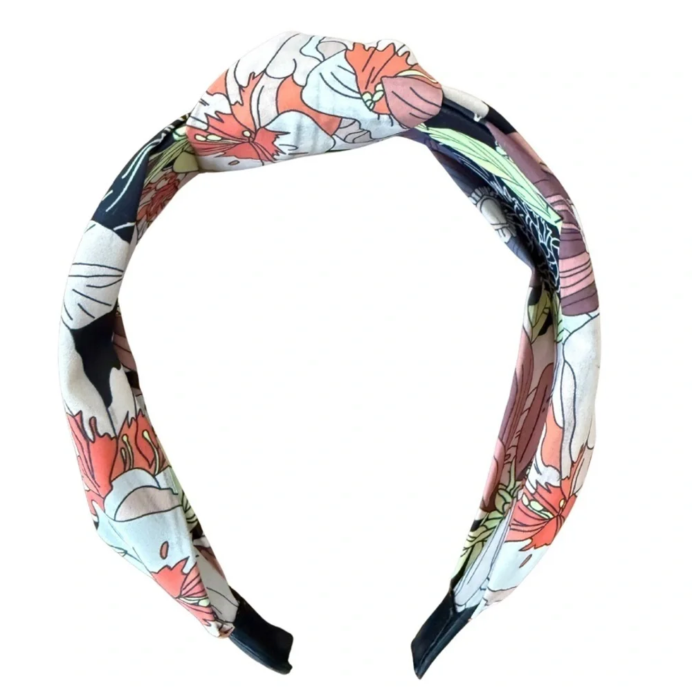 Floral Tropical Knotted Headband